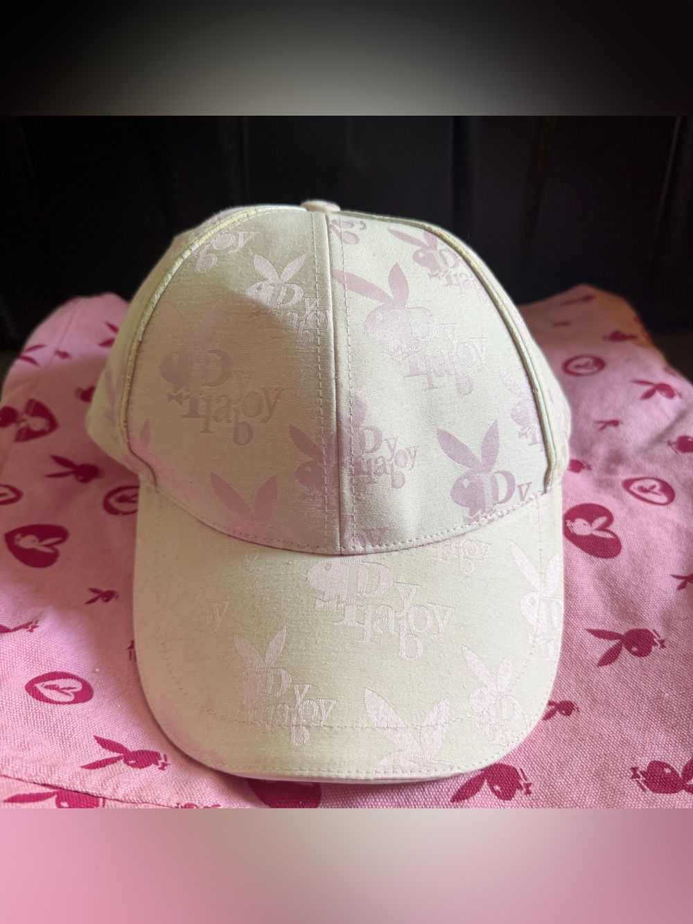 Playboy Y2k monogram cap NWT